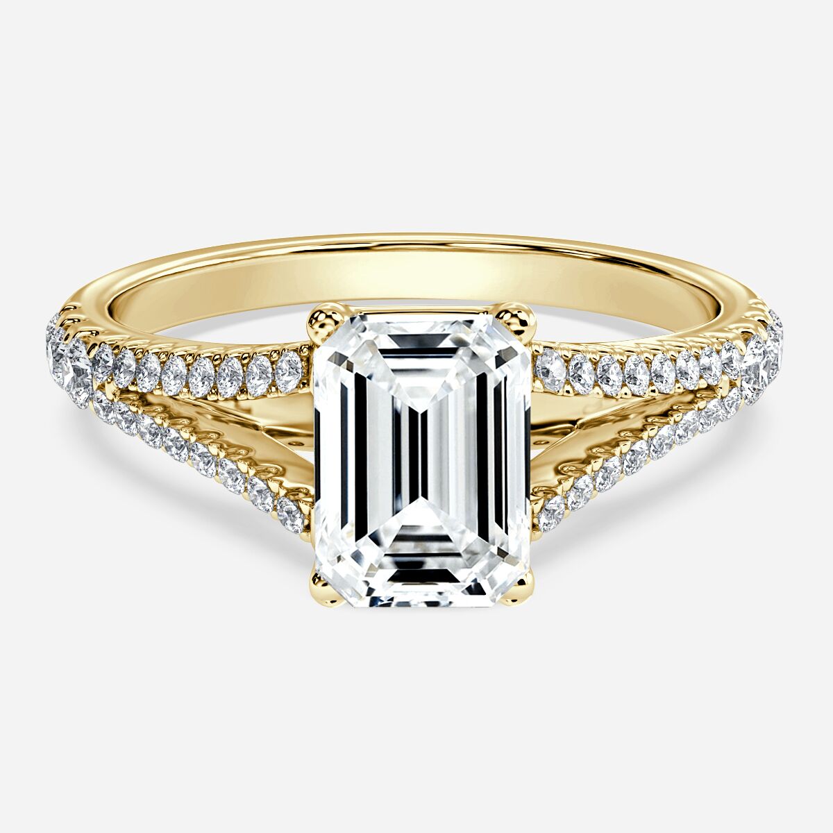 garava classic emerald cut solitaire ring